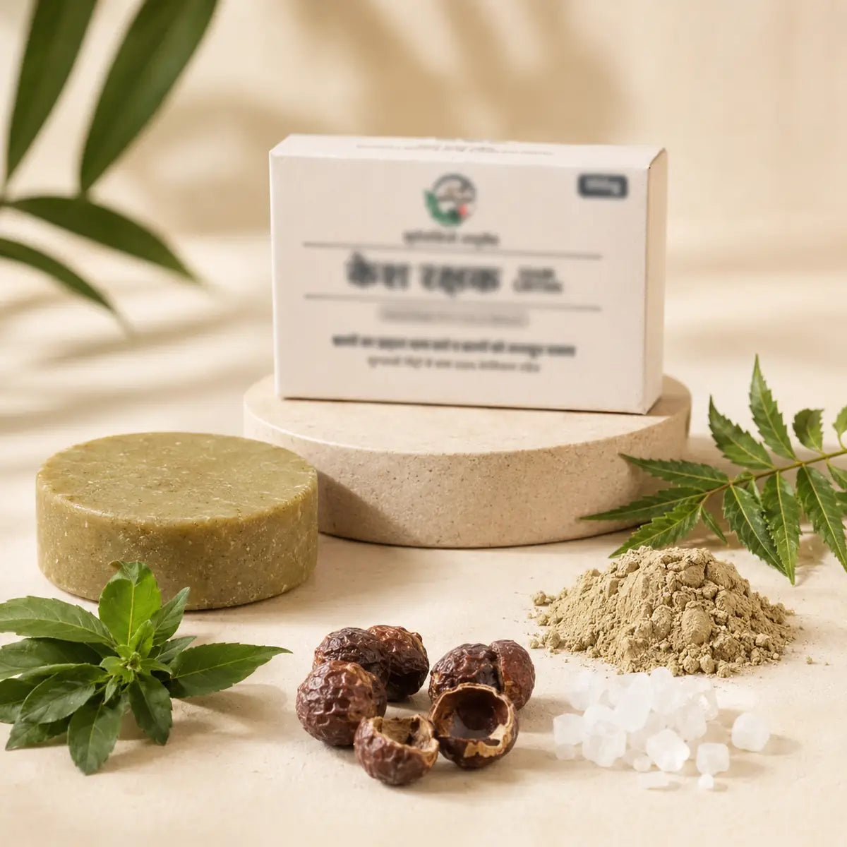 Kesh Rakshak Ubtan Multani Mitti Handmade Soap 100gm (Pack of 4)